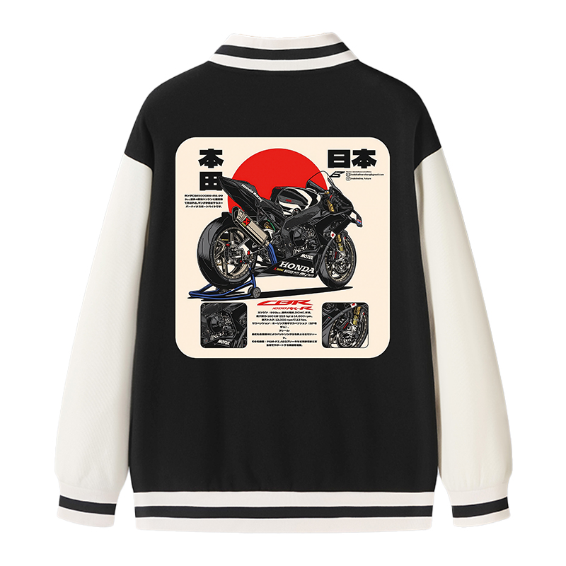 Tokyocanvas CBR 1000 RR-R Vector Motorcycle Varsity Jacket