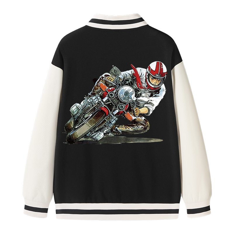 Tokyocanvas Motorcycle Boy Varsity Jacket