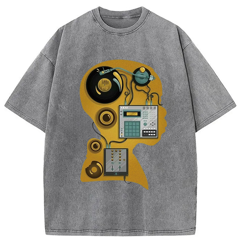 Tokyocanvas J Dilla DJ Washed T-Shirt