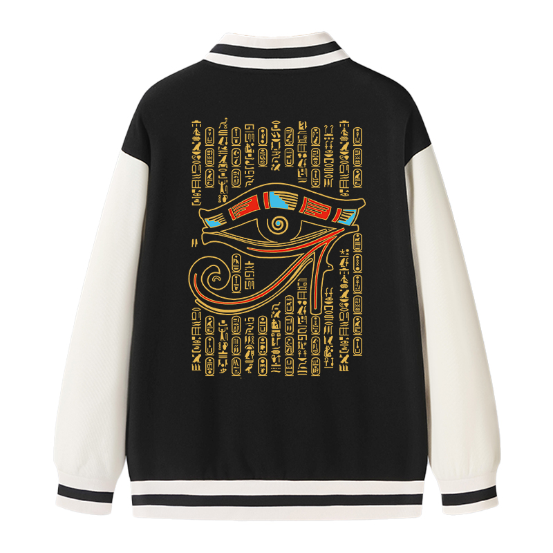Tokyocanvas Eye Of Horus Varsity Jacket