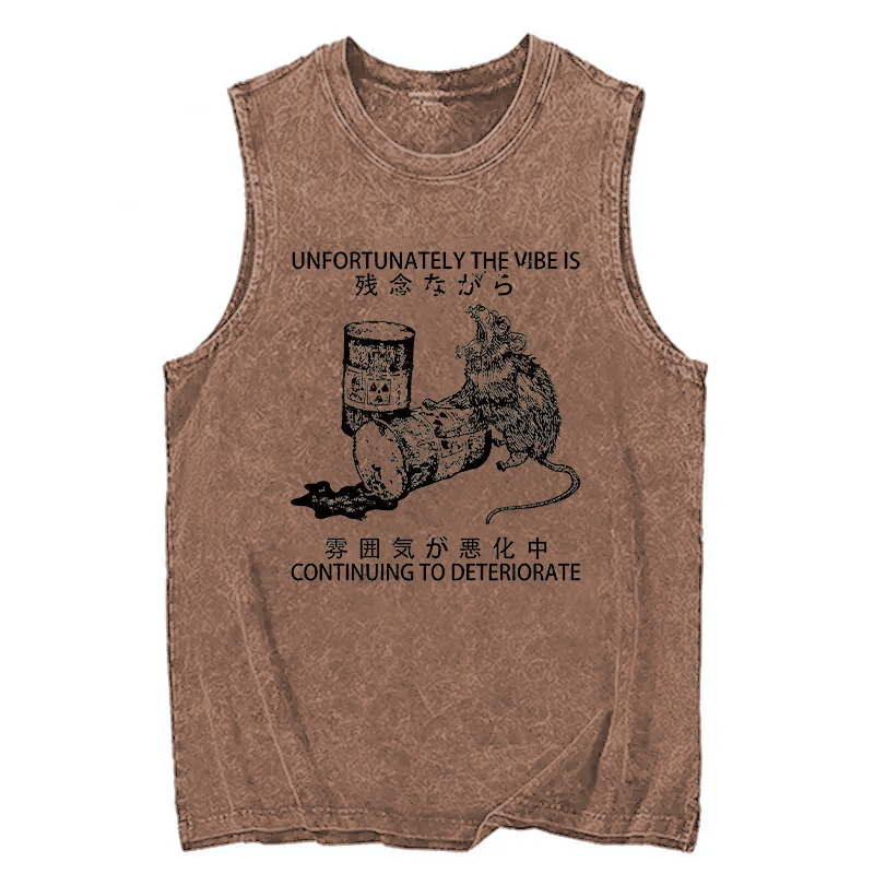 Tokyocanvas The Vibe Is Continuing To Deteriorate Washed Tank