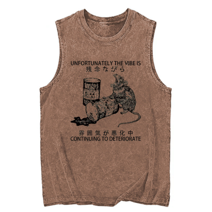 Tokyocanvas The Vibe Is Continuing To Deteriorate Washed Tank