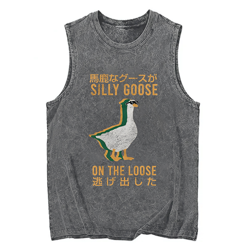 Tokyocanvas Silly Goose Japanese Washed Tank