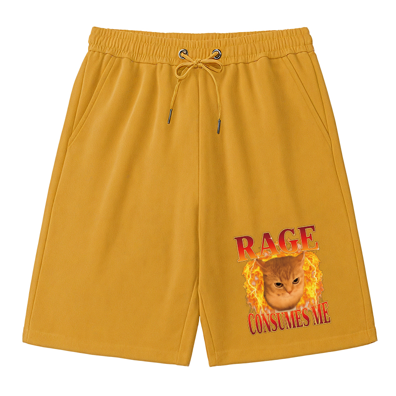 Tokyocanvas Rage Consumes Me Edgy Funny Cat Meme Classic Short