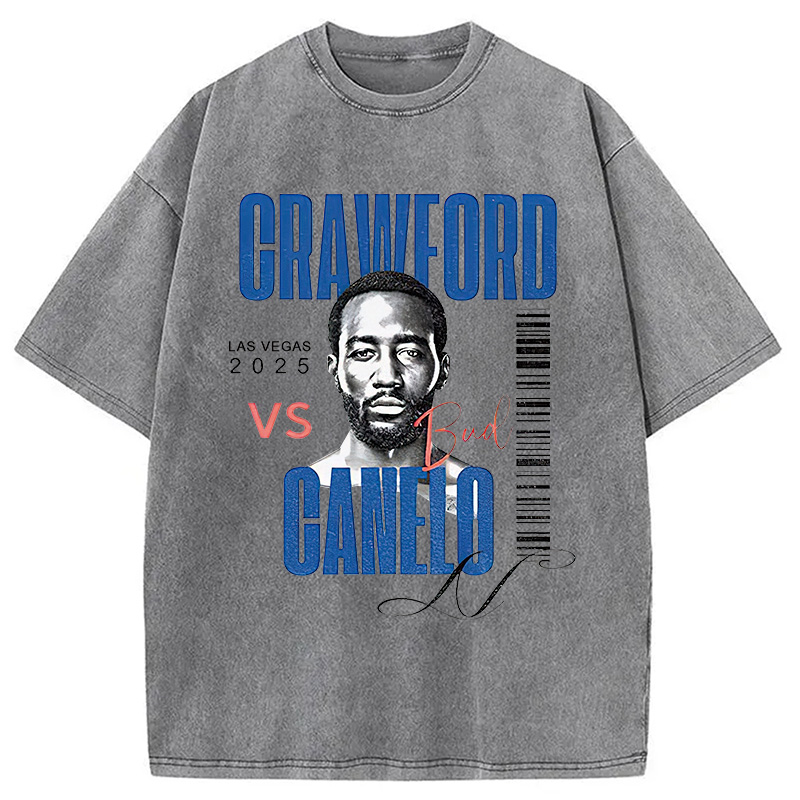 Tokyocanvas Terence Crawford Boxer Washed T-Shirt