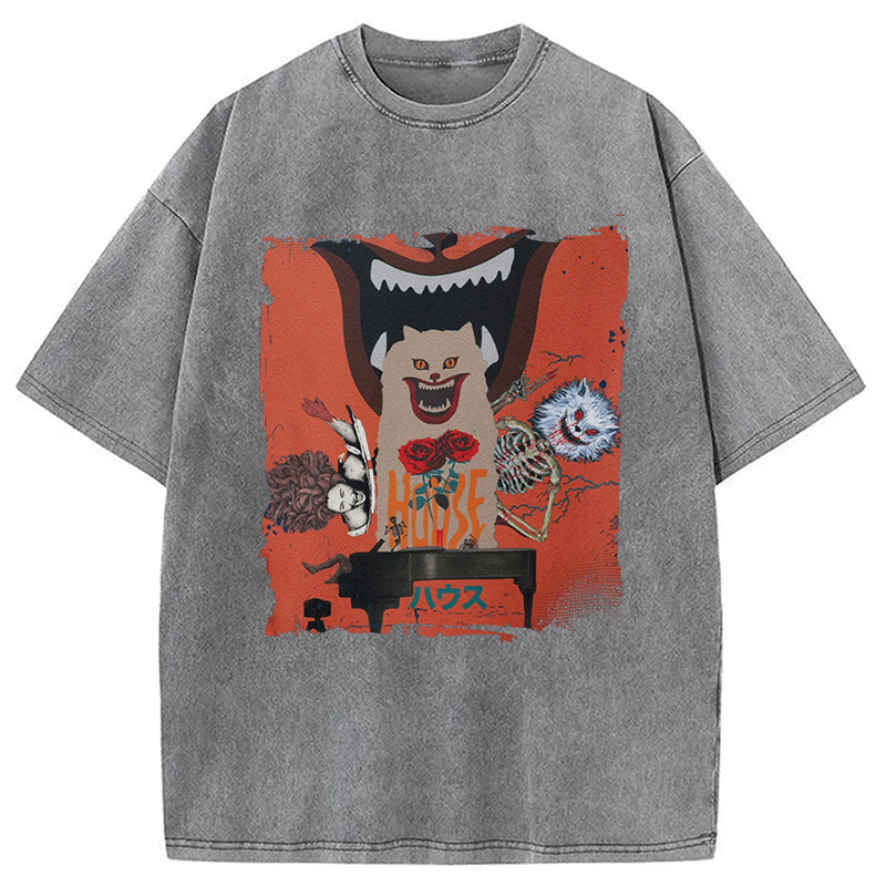 Tokyocanvas House Movie 1977 Washed T-Shirt