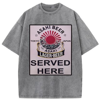 Tokyocanvas Japan Japanese Beer Bar Washed T-Shirt