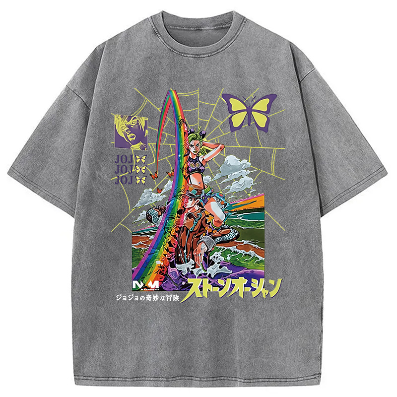Tokyocanvas Jojo Bizarre Adventure Washed T-Shirt