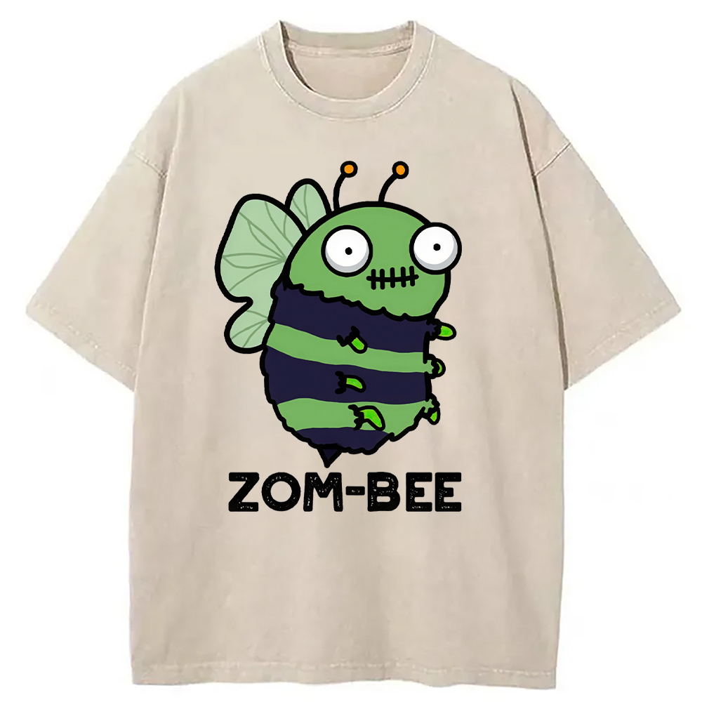 Tokyocanvas Zom-bee Boy Washed T-Shirt