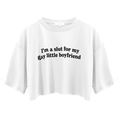 Tokyocanvas Slxt For My Gay BF Crop Top