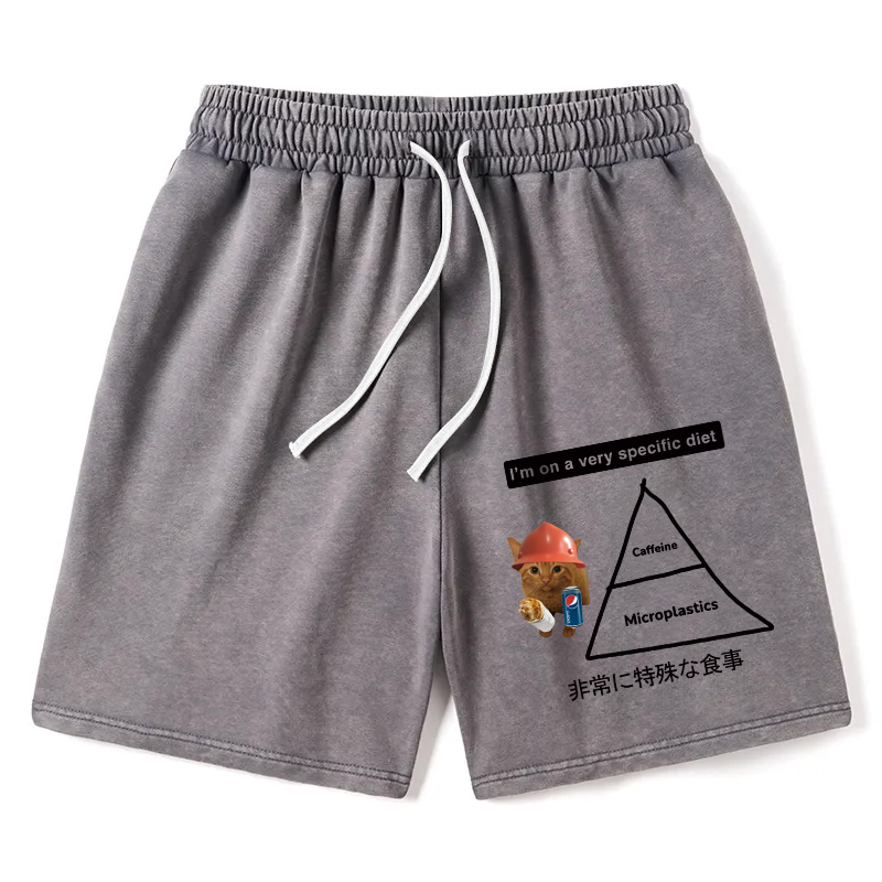 Tokyocanvas A Very Specific Diet Cat Meme Washed Short