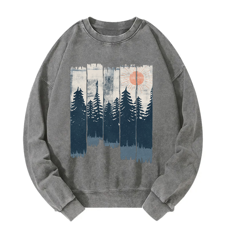 Tokyocanvas Jungle Hunt Japanese Ukiyo Washed Sweatshirt