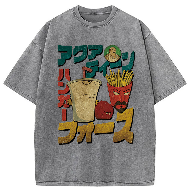 Tokyocanvas Aqua Teen Hunger Force Washed T-Shirt