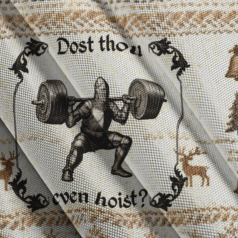 Tokyocanvas Dost Thou Even Hoist Christmas Ugly Sweatshirt