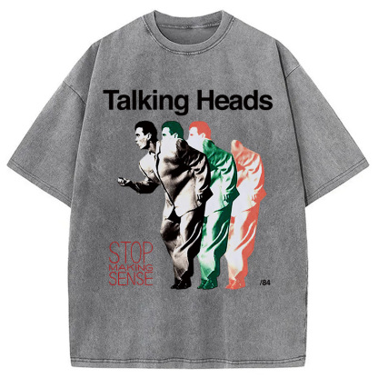 Tokyocanvas Talking Heads Stop Making Sense Washed T-Shirt