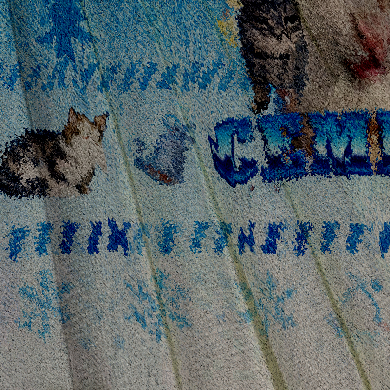 Tokyocanvas I Eat Cement Funny Cat Meme Christmas Ugly Sweatshirt