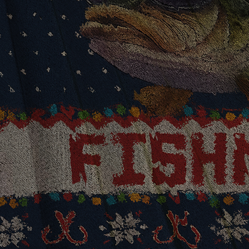 Tokyocanvas Merry Fishmas Christmas Ugly Sweatshirt