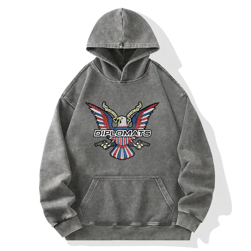 Tokyocanvas Retro Dipset Diplomats Logo Washed Hoodie