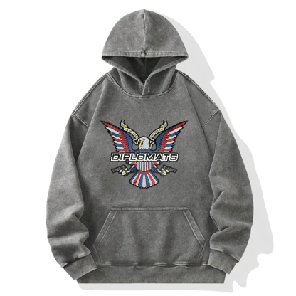 Tokyocanvas Retro Dipset Diplomats Logo Washed Hoodie