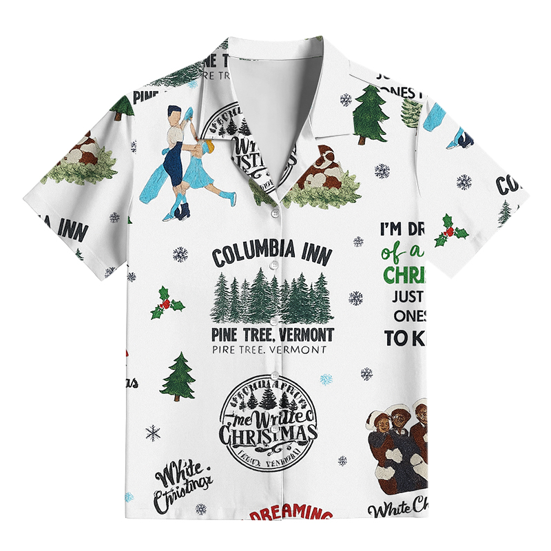 Tokyocanvas White Christmas Movie Pajama Set
