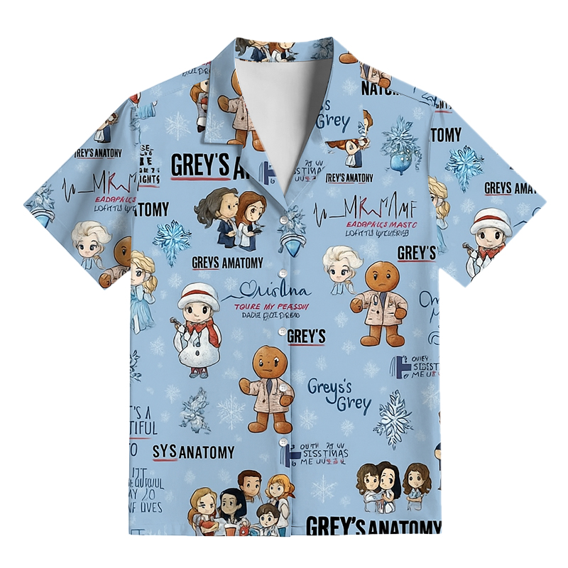Tokyocanvas Greys Anatomy Pajama Set