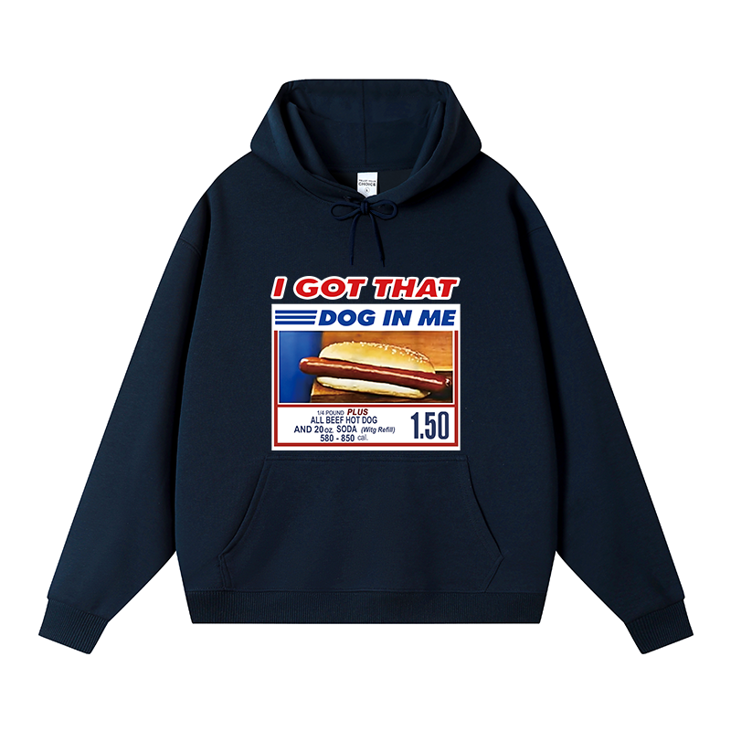 Tokyocanvas I Got That Dog In Me Fleece Lined Hoodie