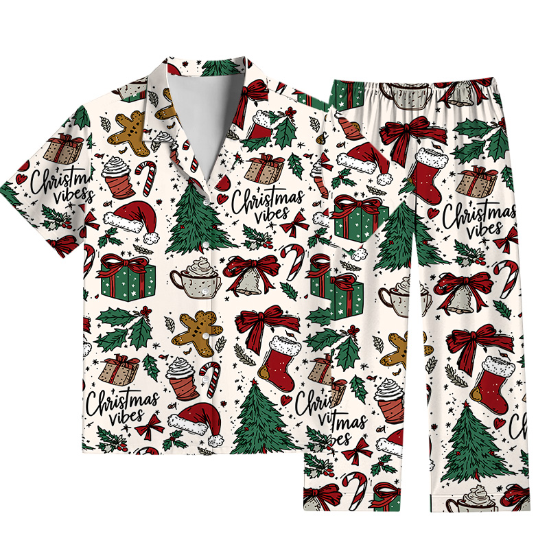 Tokyocanvas Coquette Christmas Pajama Set