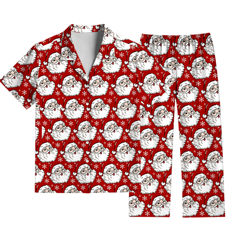 Tokyocanvas Red Christmas Pajama Set