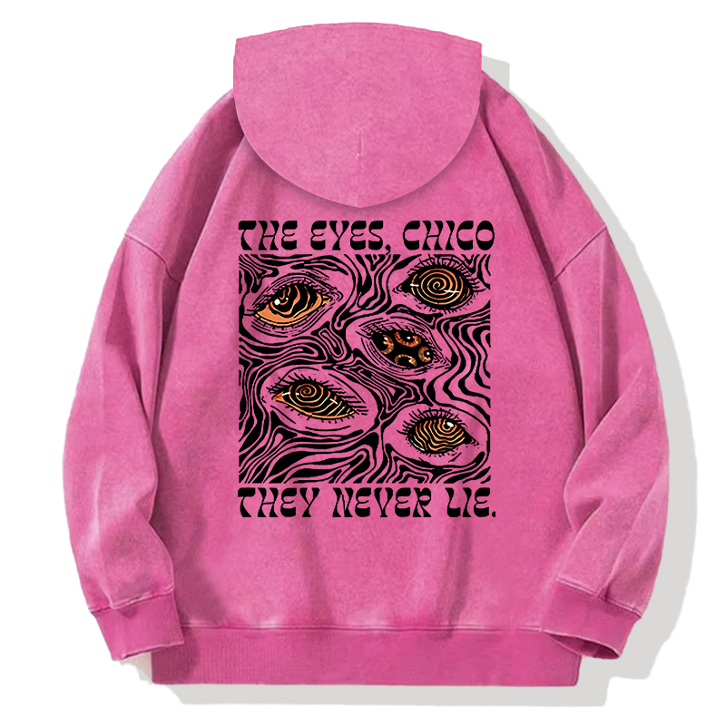 Tokyocanvas The Eyes Chico Back Washed Hoodie