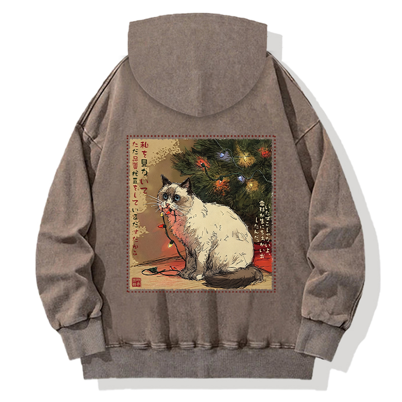 Tokyocanvas Quality Check in Progress Back Washed Hoodie