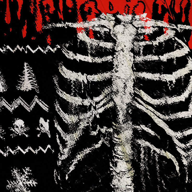 Tokyocanvas Skeleton Christmas Ugly Sweatshirt