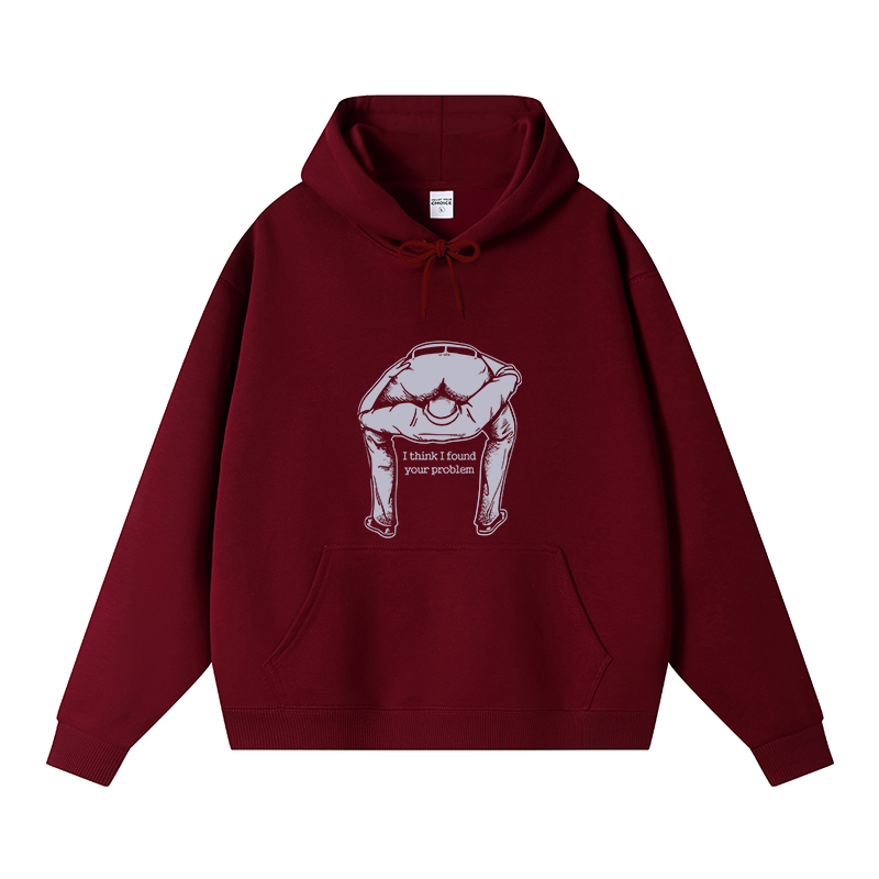 Tokyocanvas I Found Your Problem Fleece Lined Hoodie