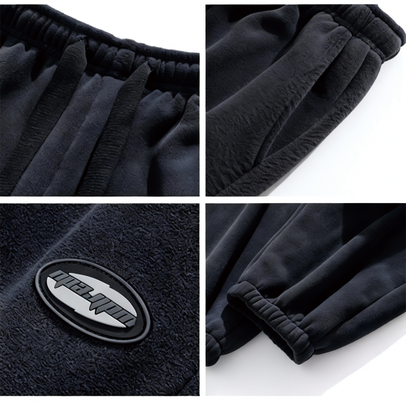 Tokyocanvas Metallic-tone NPA Cuffed Fleece Sweatpants