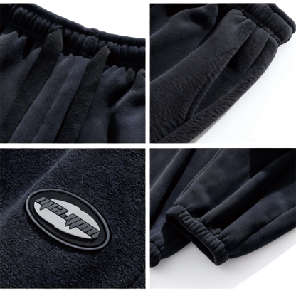 Tokyocanvas Metallic-tone NPA Cuffed Fleece Sweatpants