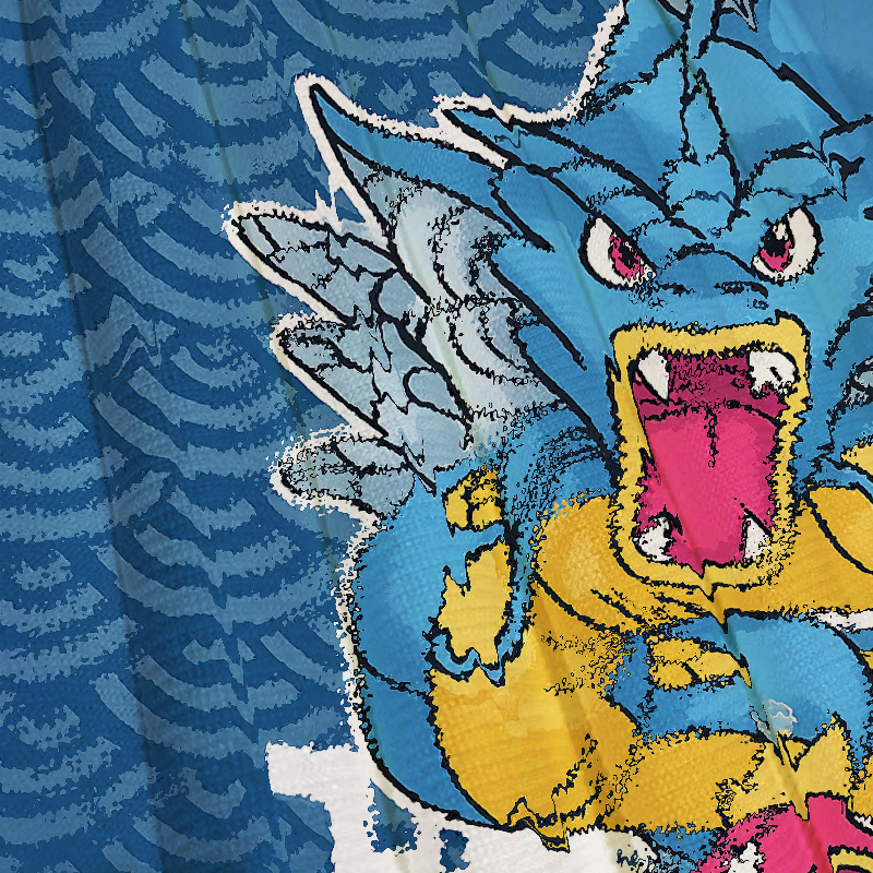 Tokyocanvas Gyarados Blue Wave Casual Ugly Sweatshirt