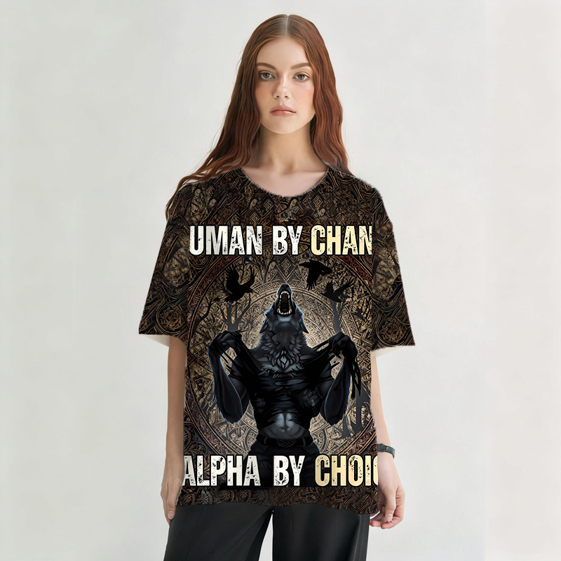 Tokyocanvas Human By Chance Graphic Print T-shirt