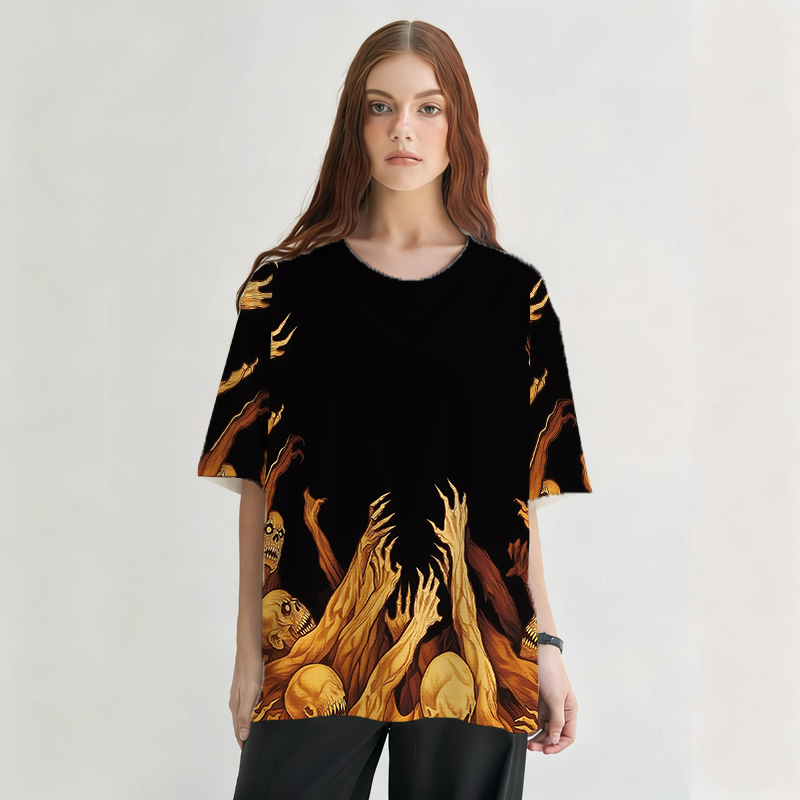 Tokyocanvas Redemption Of The Skull Graphic Print T-shirt