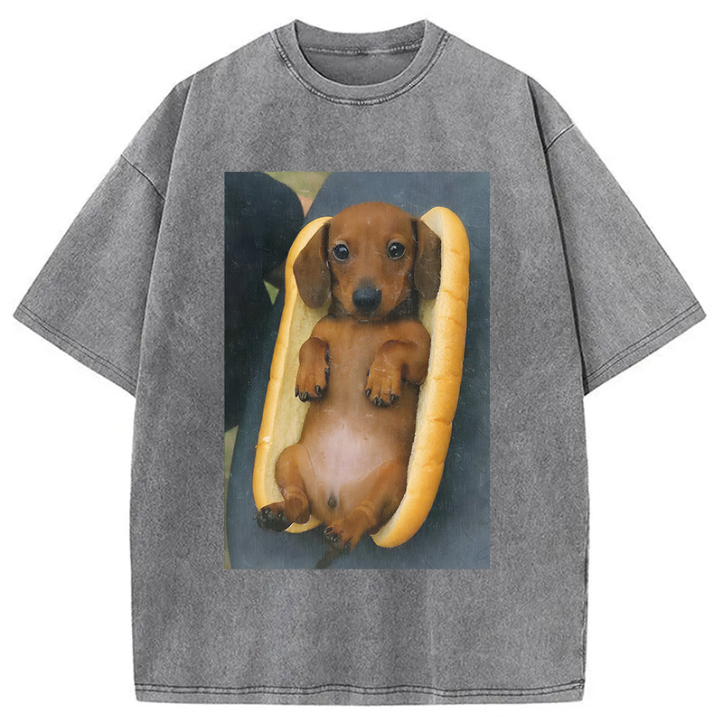 Tokyocanvas Real Hot Dog Washed T-Shirt