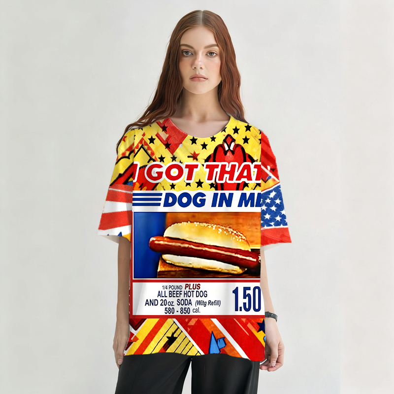 Tokyocanvas I Got That Dog Graphic Print T-shirt