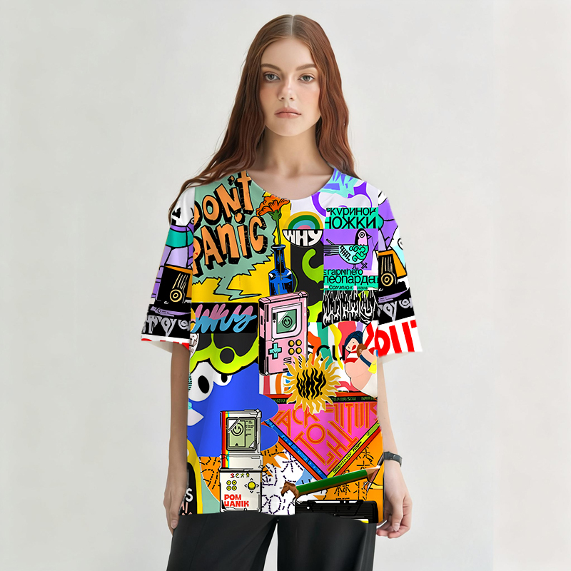 Tokyocanvas Vintage 80s Graphic Print T-shirt