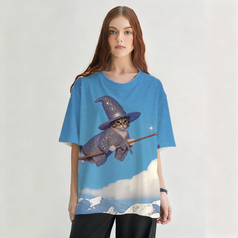 Tokyocanvas Wicked Catch Graphic Print T-shirt