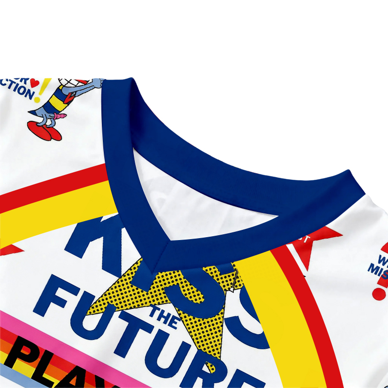 Tokyocanvas Kiss The Future Long Sleeve Graphic Print T-Shirt