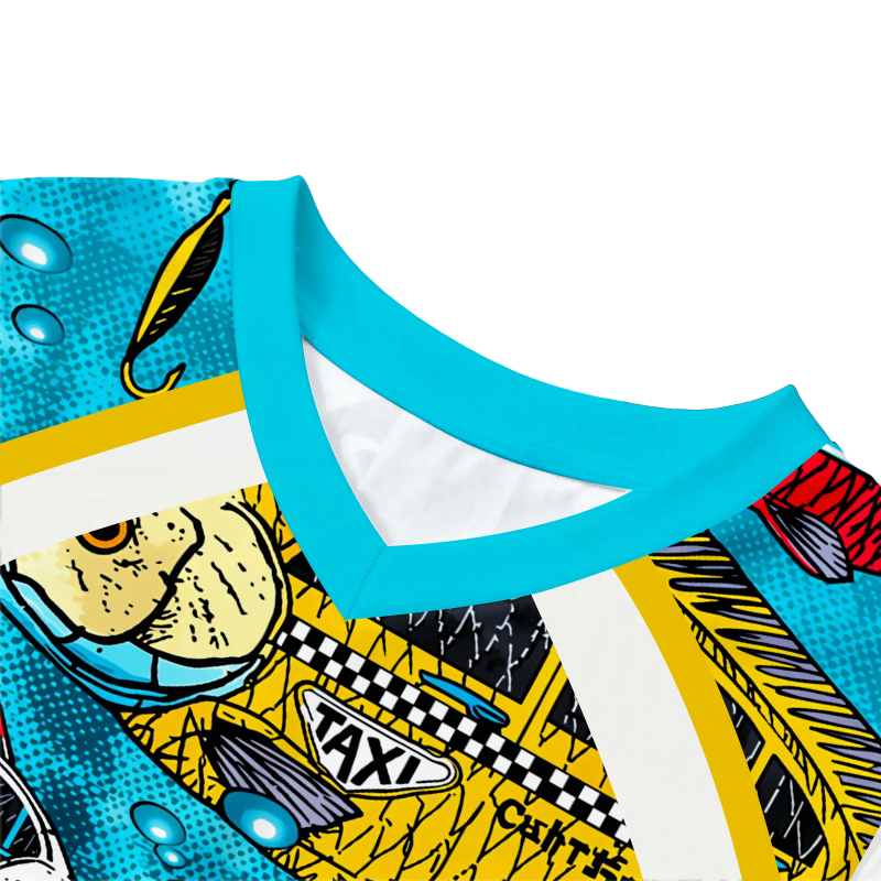 Tokyocanvas Fish Taxi Graphic Long-sleeve T-Shirt