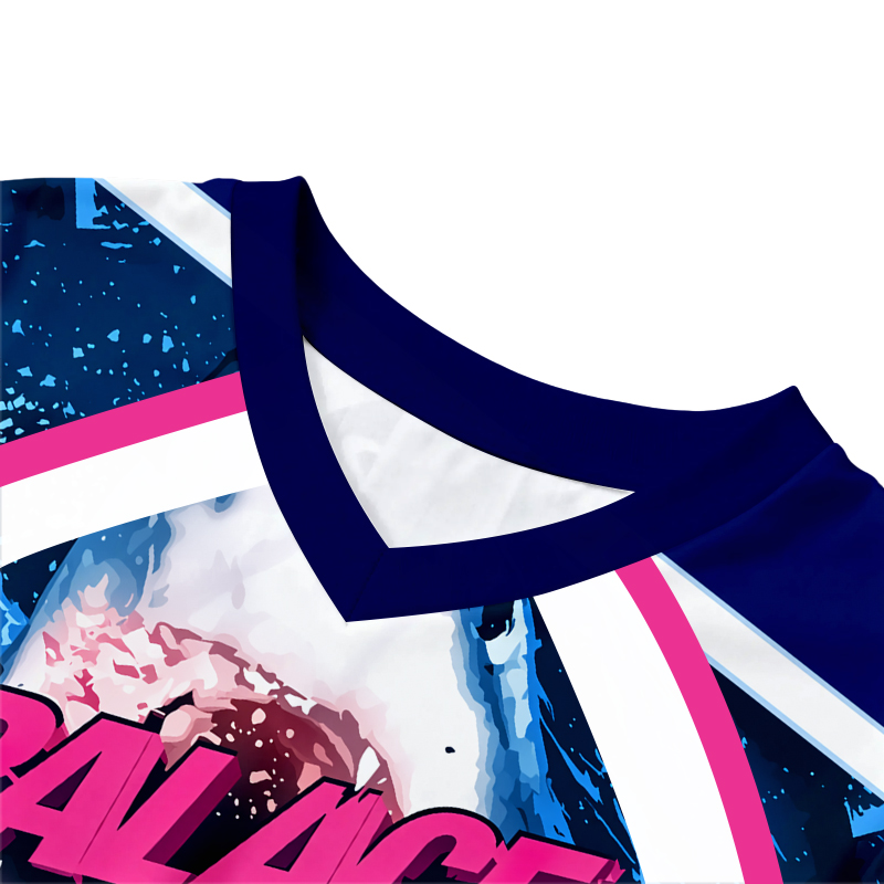 Tokyocanvas Angry Shark Graphic Long-sleeve T-Shirt