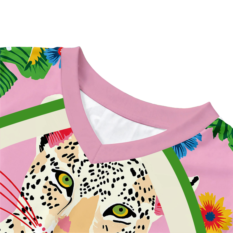 Tokyocanvas Cute Tiger Long Sleeve Graphic Print T-Shirt