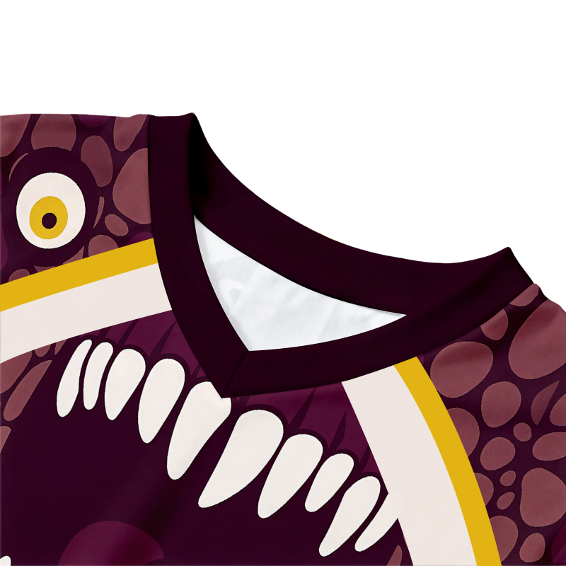 Tokyocanvas Big Mouth Monster Long Sleeve Graphic Print T-Shirt