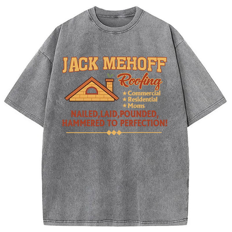 Tokyocanvas Jack Mehoff Roofing Washed T-Shirt