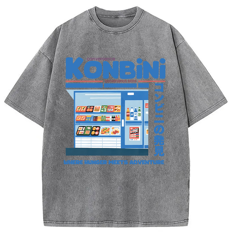 Tokyocanvas Japan Convenience Store Washed T-Shirt