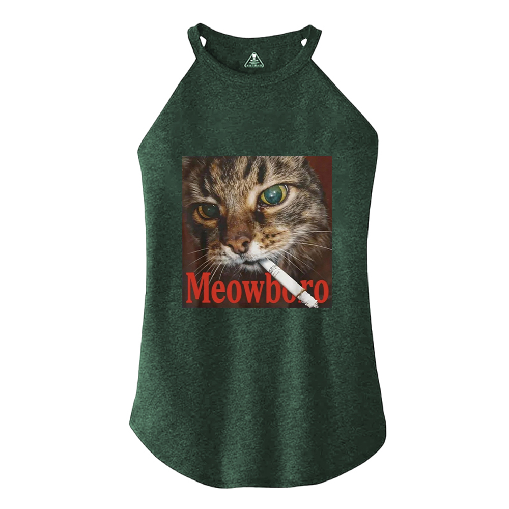 Tokyocanvas Funny Smoking Cat Meme Cotton Tank