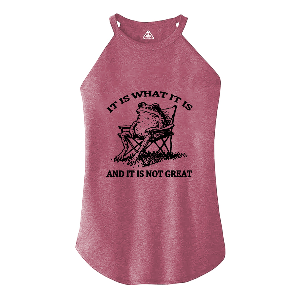 Tokyocanvas Resting Frog Funny Cotton Tank